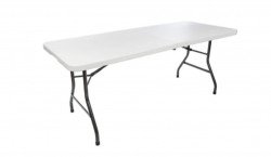 Maxchief 6’ Portable Indoor/Outdoor Use Fold-in-Half Table ,