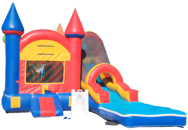 Castle Combo 4 in 1 (slide on the side) Water