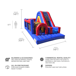 JOC OC30a WEB2 1770078464 30’ Rainbow Xtreme Obstacle